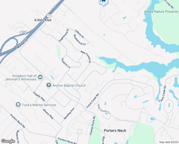 map of restaurants, bars, coffee shops, grocery stores, and more near 8743 Ramsbury Way in Wilmington