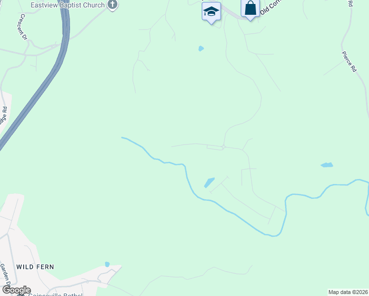 map of restaurants, bars, coffee shops, grocery stores, and more near 2490 Old Cornelia Highway in Gainesville