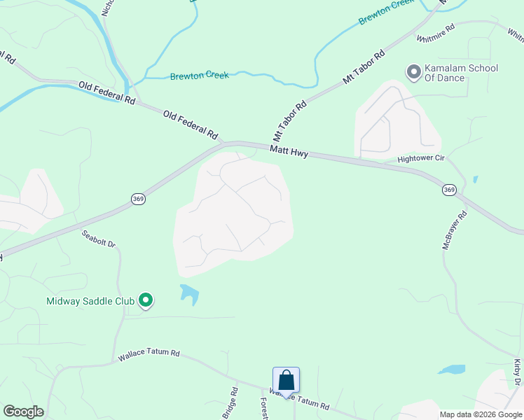 map of restaurants, bars, coffee shops, grocery stores, and more near 8165 River Hill Commons Drive in Ball Ground