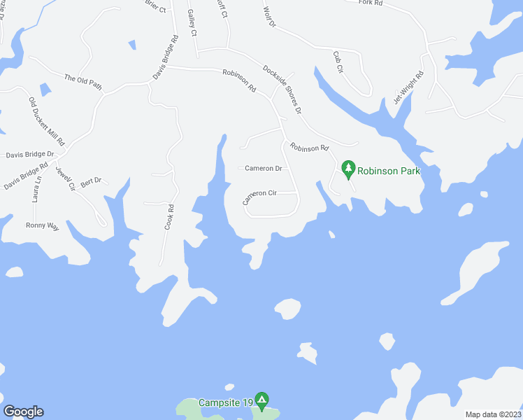 map of restaurants, bars, coffee shops, grocery stores, and more near 3650 Cameron Circle in Gainesville