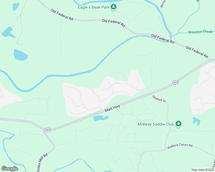 map of restaurants, bars, coffee shops, grocery stores, and more near 8670 Etowah Bluffs in Ball Ground