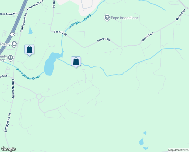 map of restaurants, bars, coffee shops, grocery stores, and more near 6840 North Creekside Point in Cumming