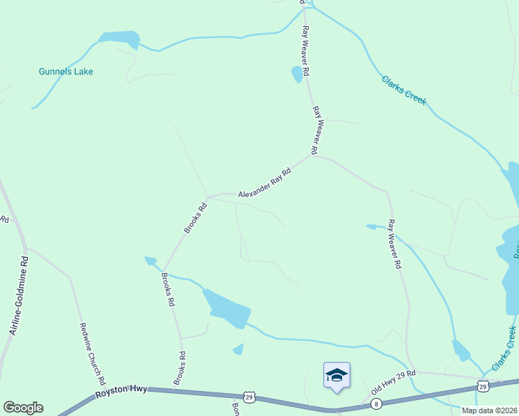 map of restaurants, bars, coffee shops, grocery stores, and more near 187 McGeeprice Road in Canon