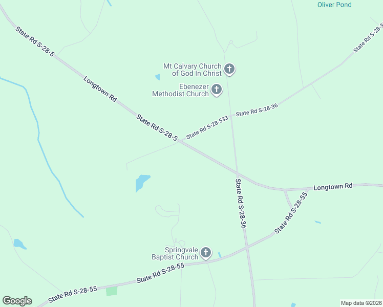 map of restaurants, bars, coffee shops, grocery stores, and more near 1437 Longtown Road in Ridgeway