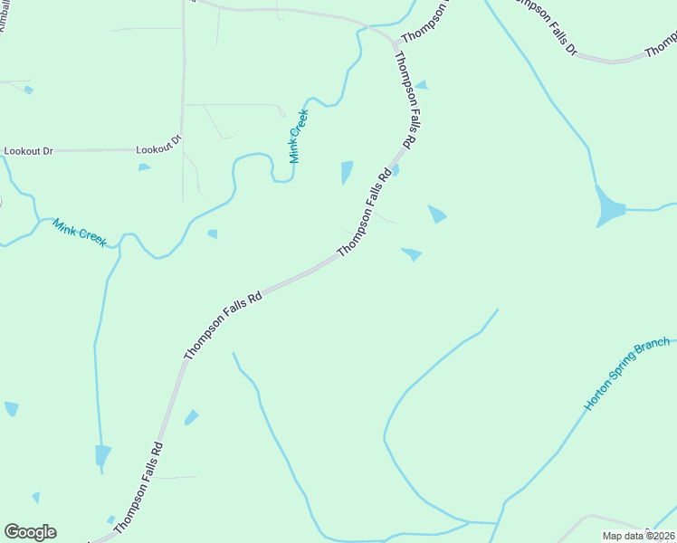 map of restaurants, bars, coffee shops, grocery stores, and more near 1485 Thompson Falls Road in Guntersville