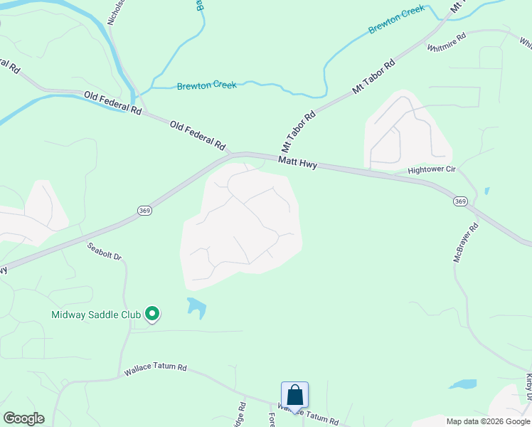 map of restaurants, bars, coffee shops, grocery stores, and more near 8145 River Hill Commons Dr in Ball Ground