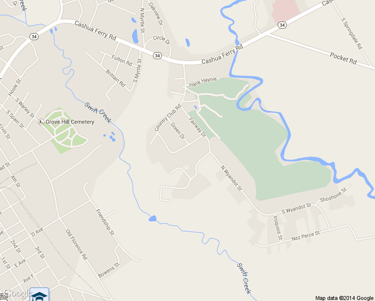 map of restaurants, bars, coffee shops, grocery stores, and more near 218 Country Club Road in Darlington