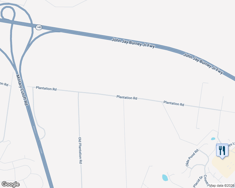 map of restaurants, bars, coffee shops, grocery stores, and more near 7551 Plantation Road in Wilmington