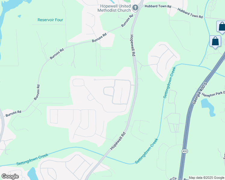 map of restaurants, bars, coffee shops, grocery stores, and more near 5165 Mundy Court in Cumming