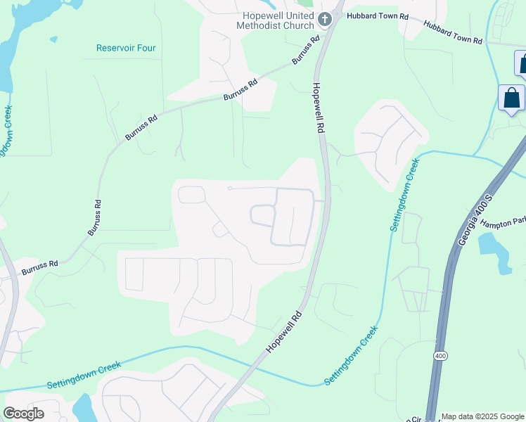 map of restaurants, bars, coffee shops, grocery stores, and more near 5165 Mundy Court in Cumming