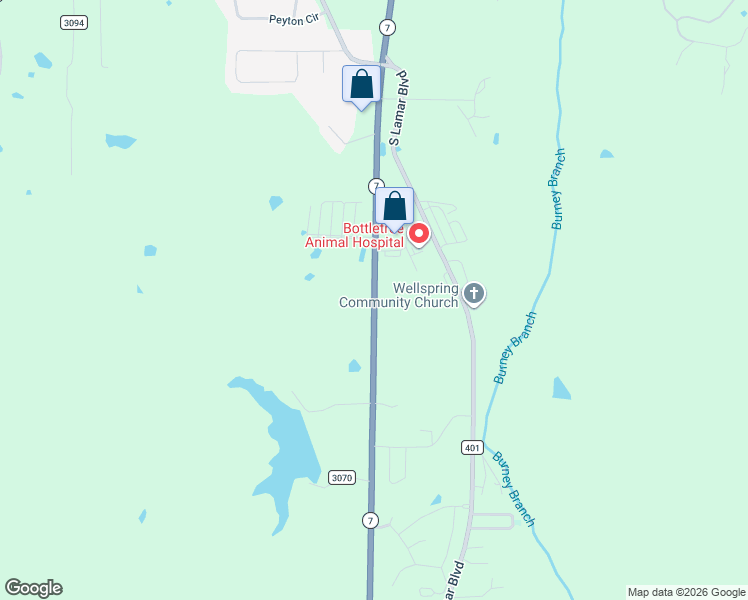 map of restaurants, bars, coffee shops, grocery stores, and more near 366 Mississippi 7 in Oxford