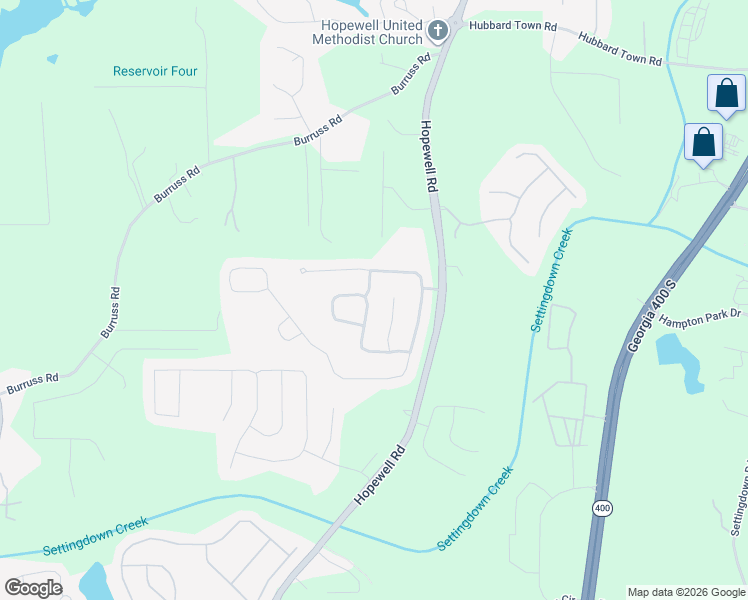 map of restaurants, bars, coffee shops, grocery stores, and more near 5165 Mundy Court in Cumming