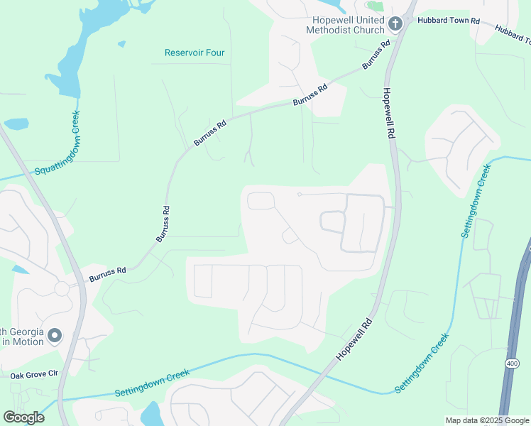 map of restaurants, bars, coffee shops, grocery stores, and more near 4225 Hopewell Manor Drive in Cumming