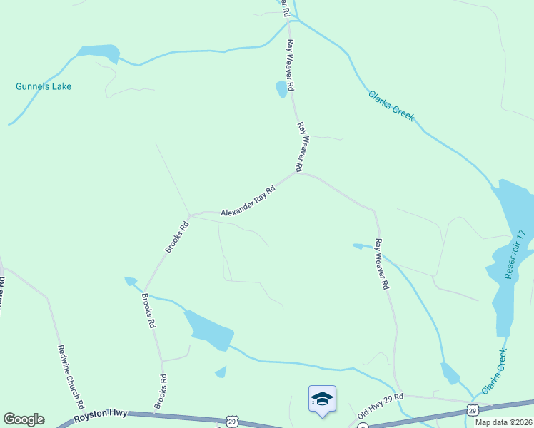 map of restaurants, bars, coffee shops, grocery stores, and more near 187 McGeeprice Road in Canon