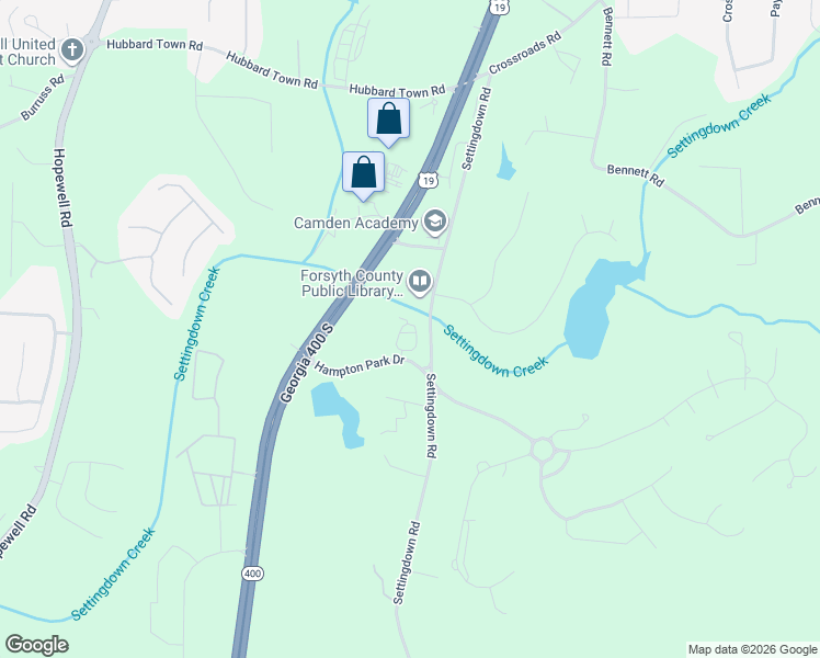 map of restaurants, bars, coffee shops, grocery stores, and more near 5720 Vinyard Lane in Cumming