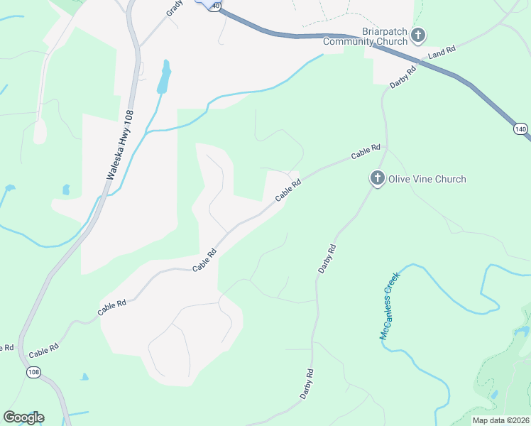 map of restaurants, bars, coffee shops, grocery stores, and more near 215 Ashleys Way in Waleska