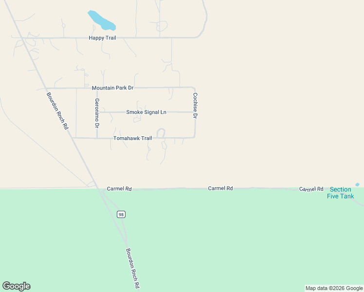 map of restaurants, bars, coffee shops, grocery stores, and more near 8985 Tomahawk Trail in Show Low