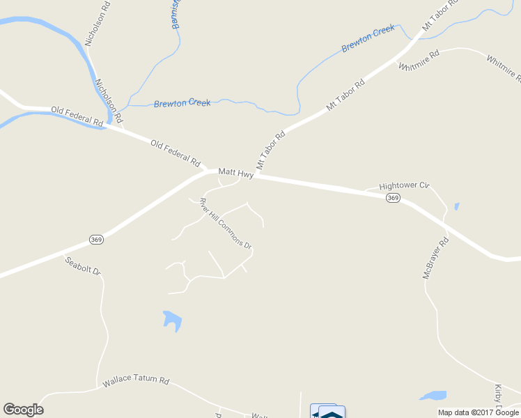 map of restaurants, bars, coffee shops, grocery stores, and more near 8225 River Mill Court in Ball Ground