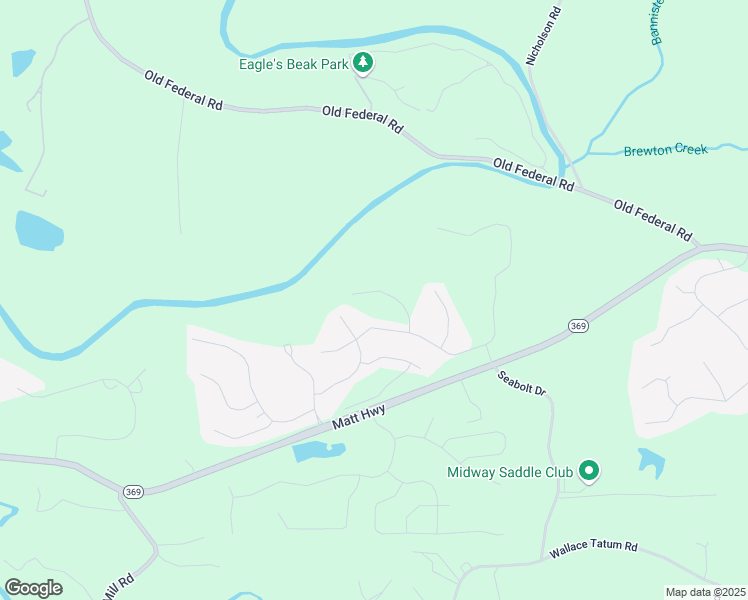 map of restaurants, bars, coffee shops, grocery stores, and more near 8125 Brewton Bend in Ball Ground