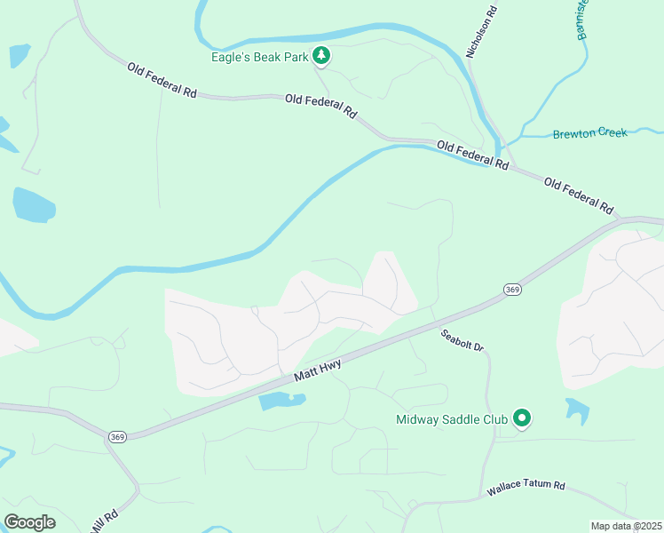map of restaurants, bars, coffee shops, grocery stores, and more near 8125 Brewton Bend in Ball Ground