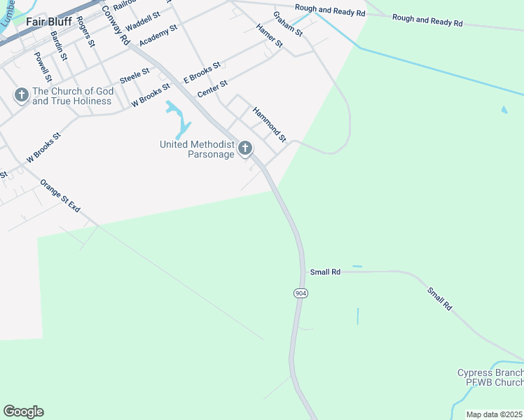 map of restaurants, bars, coffee shops, grocery stores, and more near 7 Conway Road in Fair Bluff