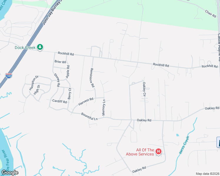 map of restaurants, bars, coffee shops, grocery stores, and more near 402 Silo Court in Castle Hayne