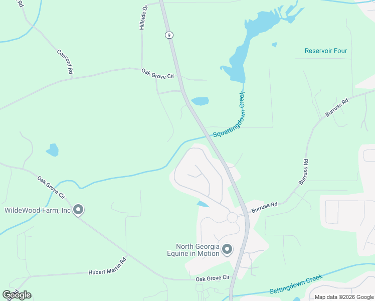 map of restaurants, bars, coffee shops, grocery stores, and more near 5595 Mirror Lake Drive in Cumming