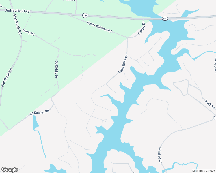 map of restaurants, bars, coffee shops, grocery stores, and more near 4 Waterford Point in Iva