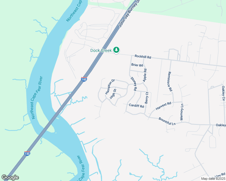 map of restaurants, bars, coffee shops, grocery stores, and more near 101 Hampton Drive in Castle Hayne