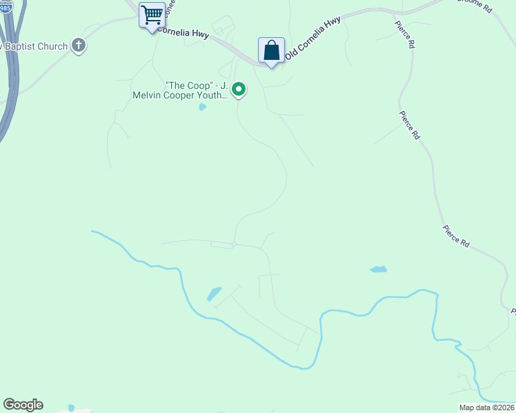 map of restaurants, bars, coffee shops, grocery stores, and more near 2596 Dana Drive in Gainesville