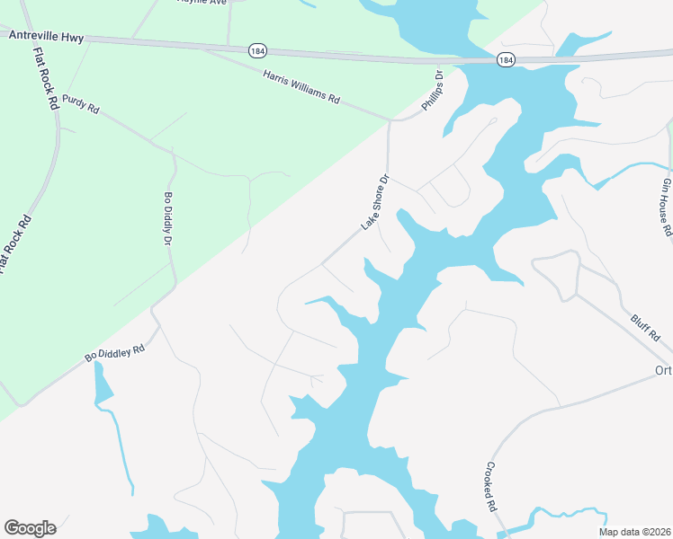 map of restaurants, bars, coffee shops, grocery stores, and more near 4 Waterford Point in Iva