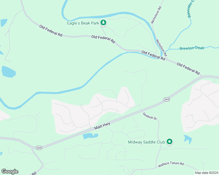 map of restaurants, bars, coffee shops, grocery stores, and more near 8110 Brewton Bend in Ball Ground