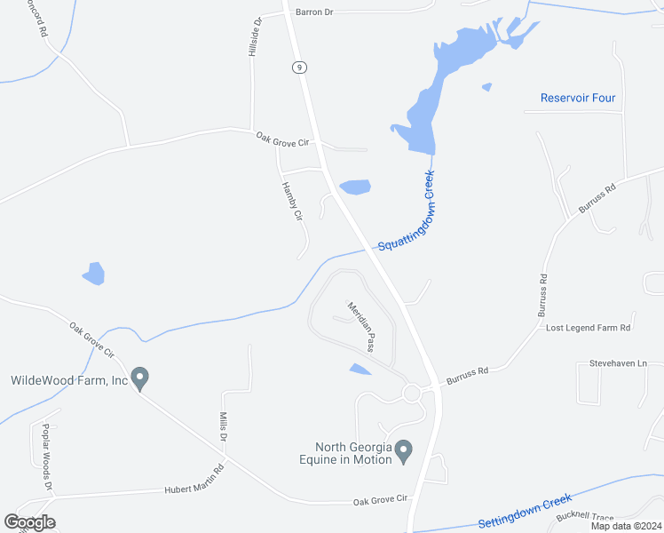 map of restaurants, bars, coffee shops, grocery stores, and more near 5375 Mirror Lake Drive in Cumming