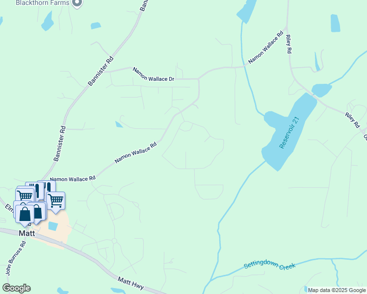 map of restaurants, bars, coffee shops, grocery stores, and more near 6745 Dahlgren Court in Cumming