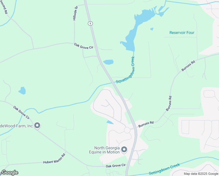 map of restaurants, bars, coffee shops, grocery stores, and more near 5435 Mirror Lake Drive in Cumming