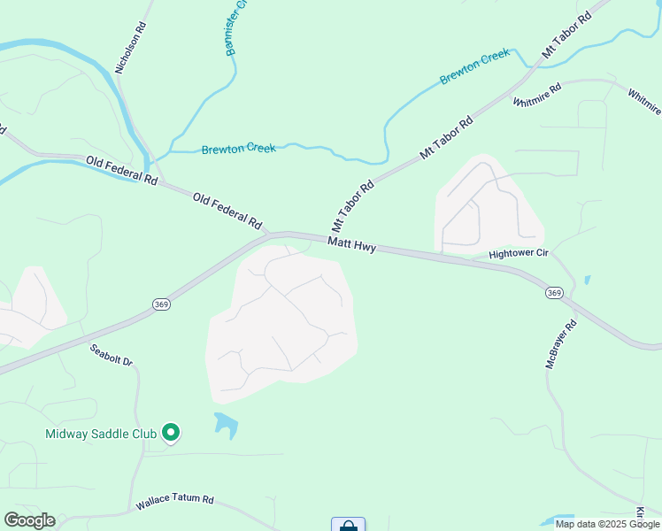 map of restaurants, bars, coffee shops, grocery stores, and more near 8135 River Overlook Way in Ball Ground