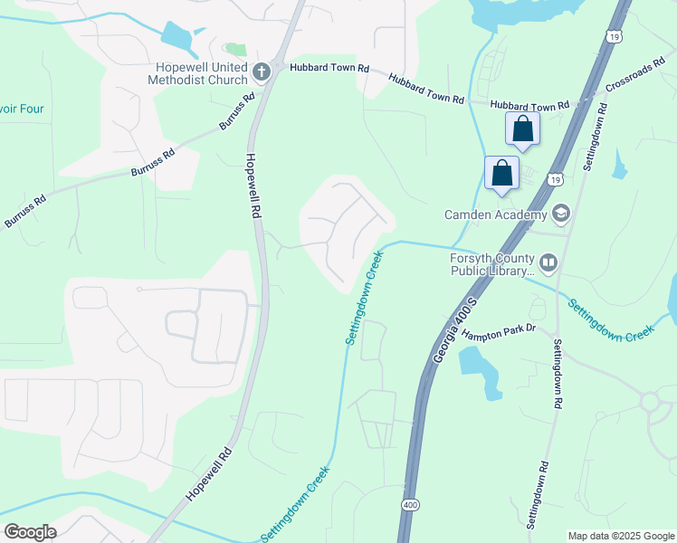 map of restaurants, bars, coffee shops, grocery stores, and more near 5485 Manor Park Drive in Cumming