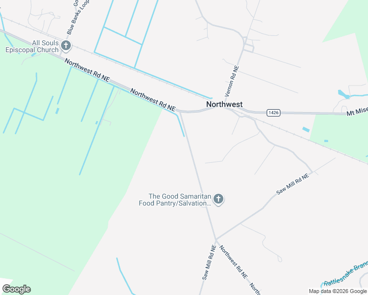 map of restaurants, bars, coffee shops, grocery stores, and more near 4531-4623 Northwest Road Northeast in Northwest