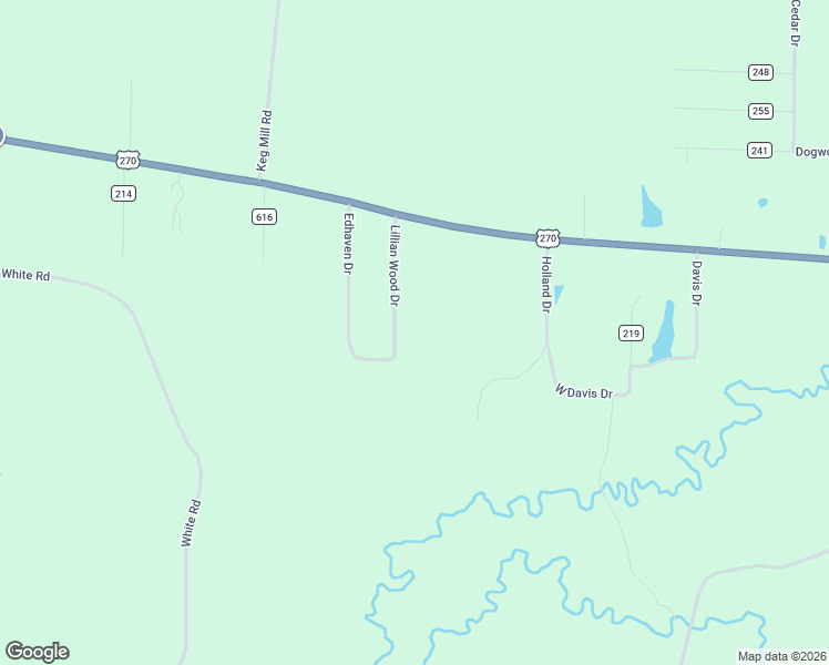map of restaurants, bars, coffee shops, grocery stores, and more near 250 Lillian Wood Drive in Sheridan