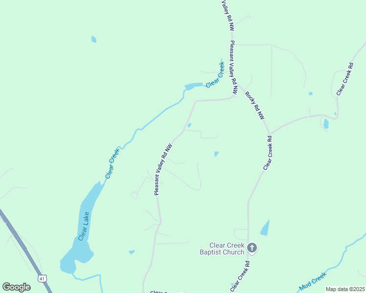 map of restaurants, bars, coffee shops, grocery stores, and more near 368 Pleasant Valley Road Northwest in Adairsville