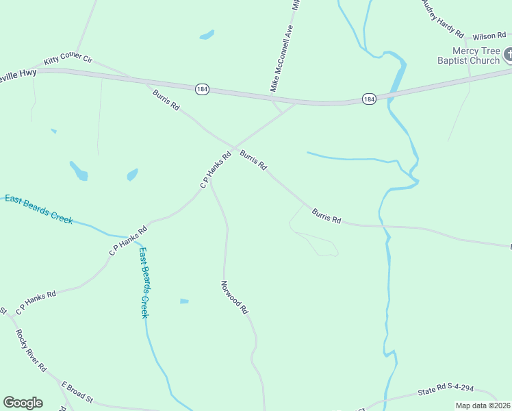 map of restaurants, bars, coffee shops, grocery stores, and more near 115 Norwood Road in Iva