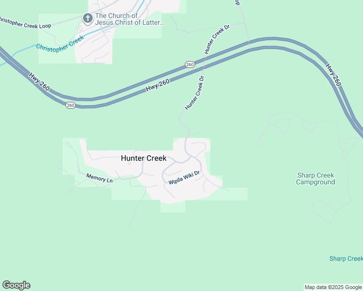 map of restaurants, bars, coffee shops, grocery stores, and more near 1022 South Hunter Creek Drive in Payson