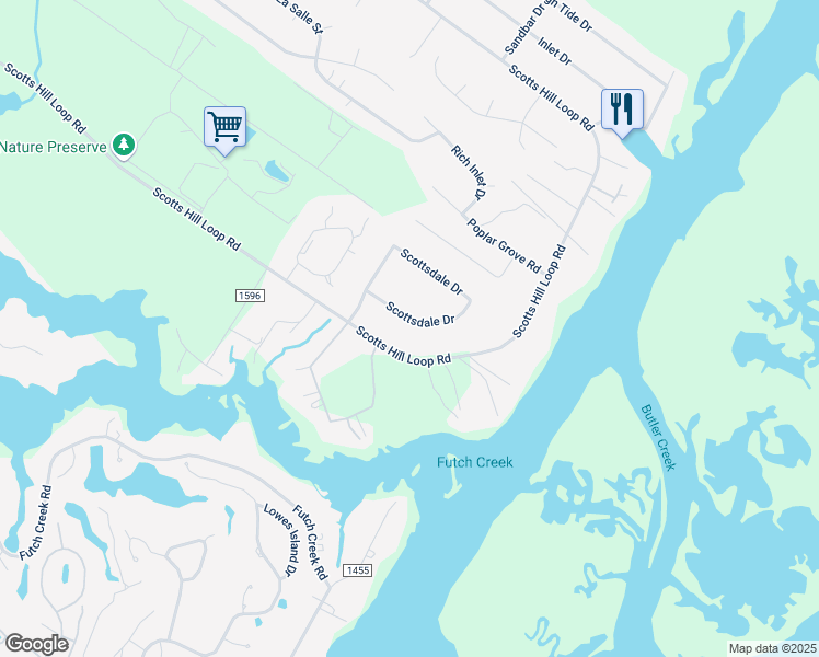map of restaurants, bars, coffee shops, grocery stores, and more near 337 Scottsdale Drive in Wilmington