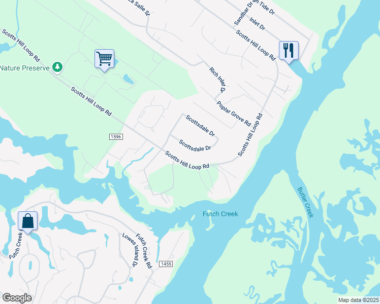 map of restaurants, bars, coffee shops, grocery stores, and more near 337 Scottsdale Drive in Wilmington