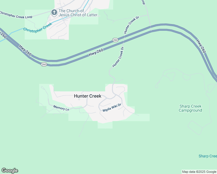 map of restaurants, bars, coffee shops, grocery stores, and more near 1022 South Hunter Creek Drive in Payson