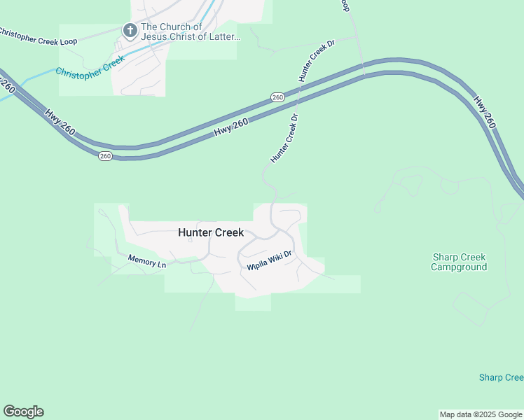 map of restaurants, bars, coffee shops, grocery stores, and more near 1022 South Hunter Creek Drive in Payson