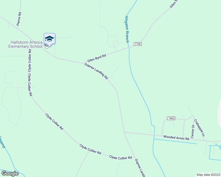 map of restaurants, bars, coffee shops, grocery stores, and more near 326 Dupree Landing Road in Hallsboro