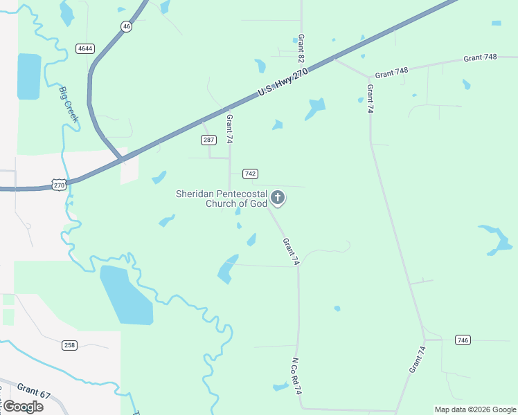 map of restaurants, bars, coffee shops, grocery stores, and more near 418 Grant 74 in Sheridan