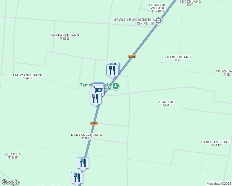 map of restaurants, bars, coffee shops, grocery stores, and more near in Shangqiu