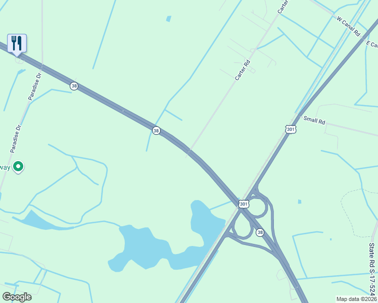 map of restaurants, bars, coffee shops, grocery stores, and more near 274-298 South Carolina 38 in Sellers
